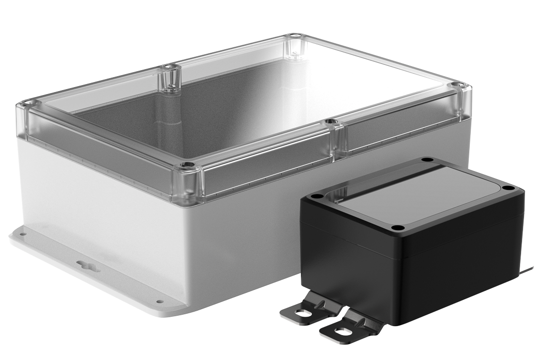 IP rated plastic electronics enclosure