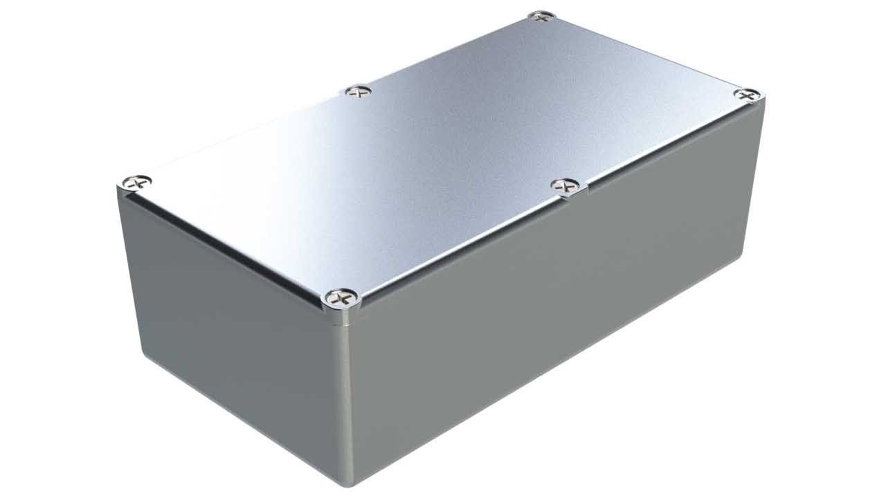 AL-76P diecast aluminum enclosure for electronics - 6 x 3.25 x 2 inches