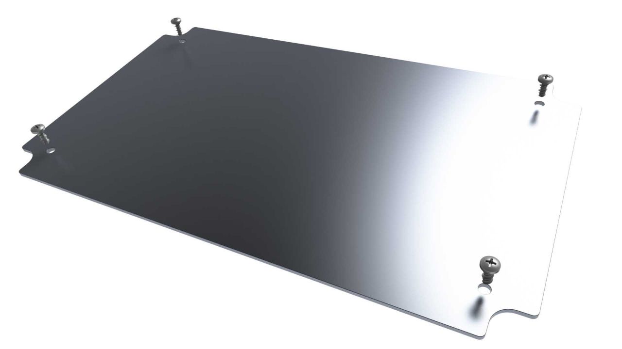 DC-47K internal aluminum mounting panel for DC series electronics enclosures