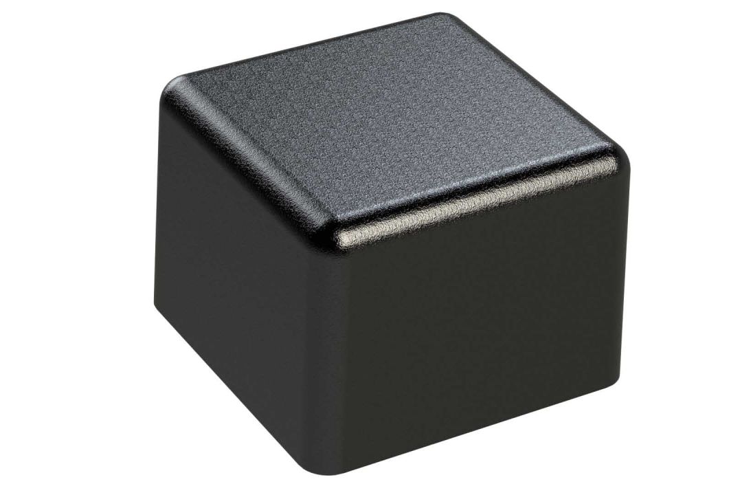 P-1175TX Black potting box for electronics - 1 x 1 x 0.75 inches