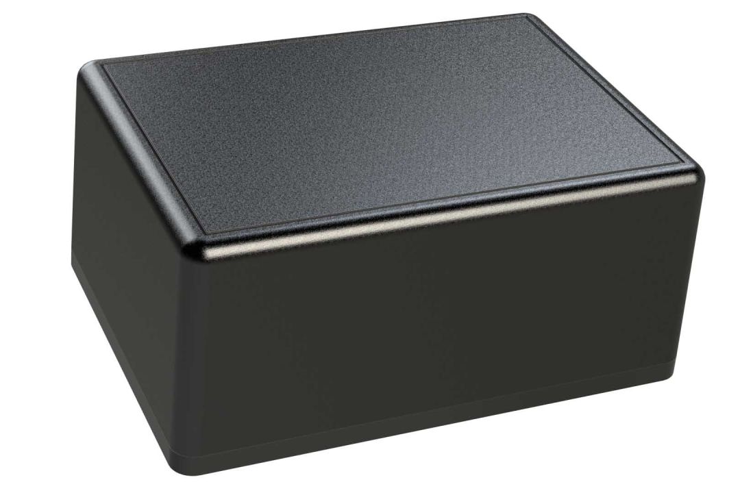 P-3420TX Black potting box for electronics  - 4.38 x 3.13 x 2 inches