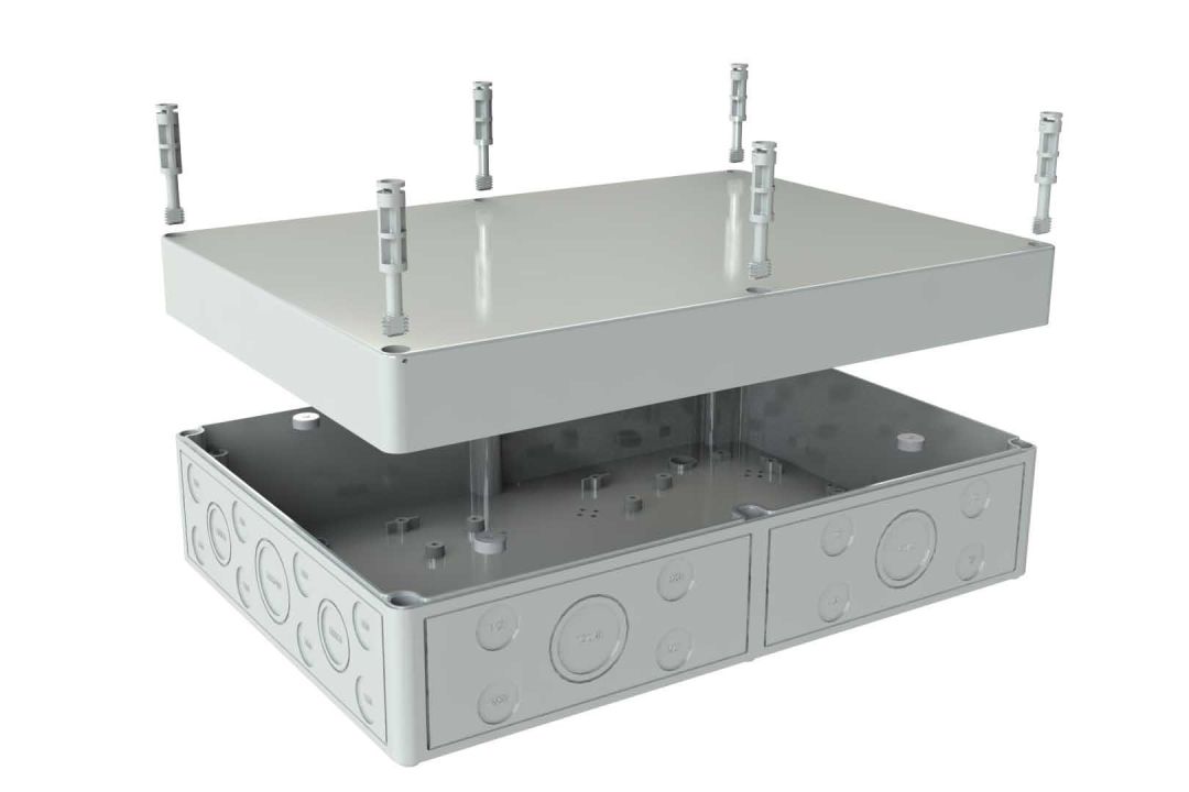 SK-22 Polycarbonate Enclosure with Knockouts - NEMA 4X Rated