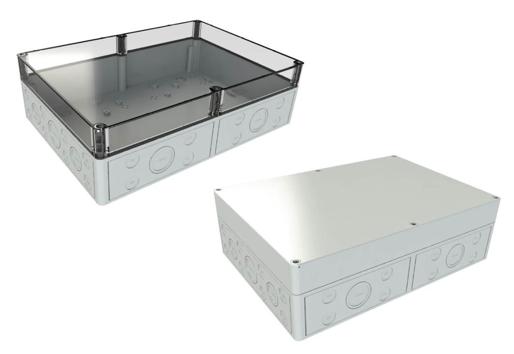 German-made knockout-box from Polycase