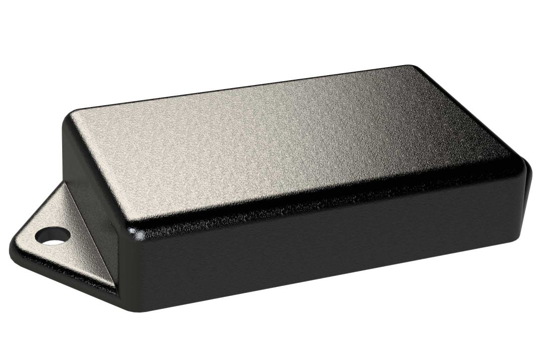 TF-1304TX Black basic potting box for potting compound and electronics - 2.08 x 1.28 x 0.45 inches