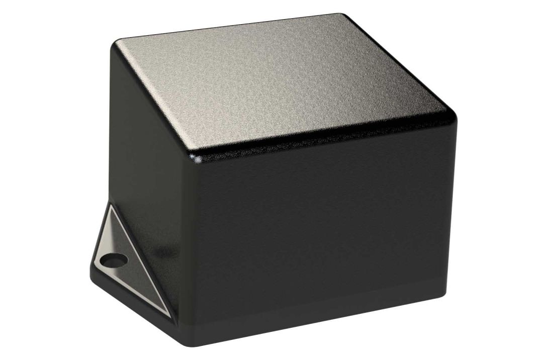 TF-2215TX Black basic potting box for potting compound and electronics - 2 x 2 x 1.5 inches