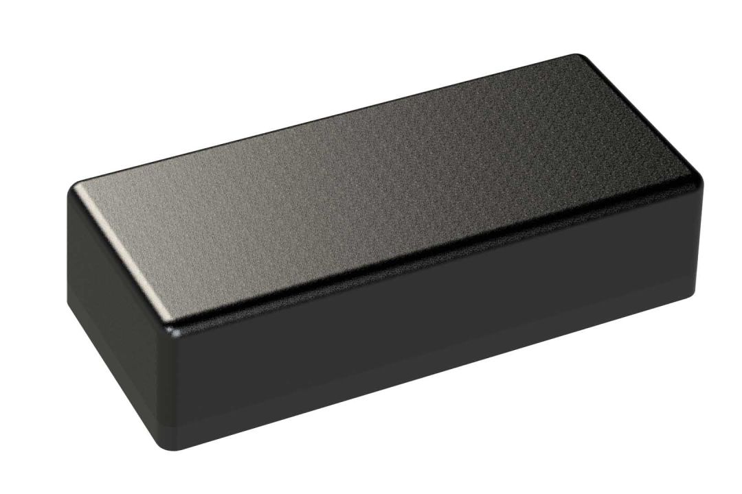 TS-1741P Black indoor enclosure for electronics - 4 x 1.75 x 1 inches