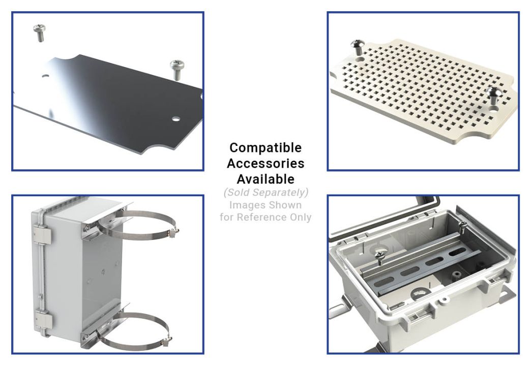 WH-16 | Waterproof Hinged Box | For Indoor or Outdoor Use