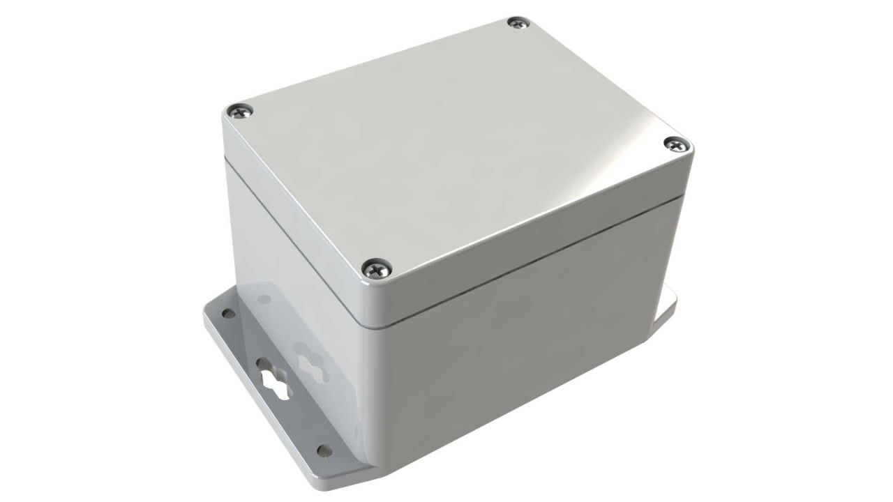 WP-28F*15 Gray outdoor NEMA 4x waterproof enclosure - 4.53 x 3.54 x 3.15 inches