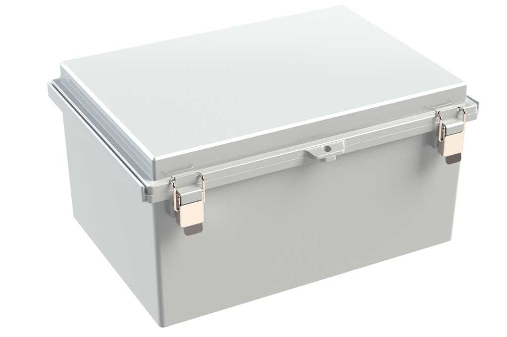 hinged enclosure