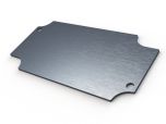WX-14 Metallic internal mounting panel for Polycase NEMA enclosures - 4.06 x 2.09 x 0.06 inches