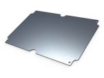 WX-42 Metallic internal mounting panel for Polycase NEMA enclosures - 8.98 x 5.83 x 0.06 inches