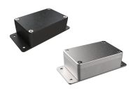 AN-12F Natural diecast aluminum enclosure with flanges for wall mounting - 3.85 x 2.52 x 1.35 inches