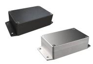 AN-13F Natural diecast aluminum enclosure with flanges for wall mounting - 4.9 x 3.14 x 1.59 inches