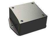 BT-3315MB Black plastic enclosure for electronics with screw on cover - 3.05 x 3.05 x 1.56 inches