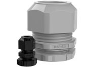 Gray plastic cable glands for enclosures - rated NEMA 4X & 6P