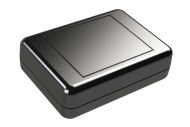 KT-40T0 Black small plastic handheld enclosure for electronics - 2.75 x 2 x 0.8 inches