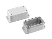ML-24F*1508 Gray with Clear Cover outdoor waterproof enclosure rated NEMA 4x and NEMA 6P - 4.5 x 2.63 x 2.05 inches