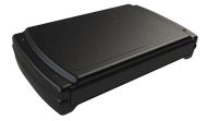 ZN-40MBT Black indoor plastic desktop enclosure for electronics - 5.25 x 9.18 x 1.68 inches