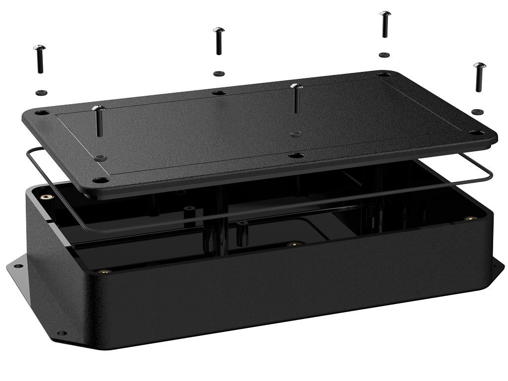 DC-57F Gasketed Enclosure for Electronics | Surface Mounting