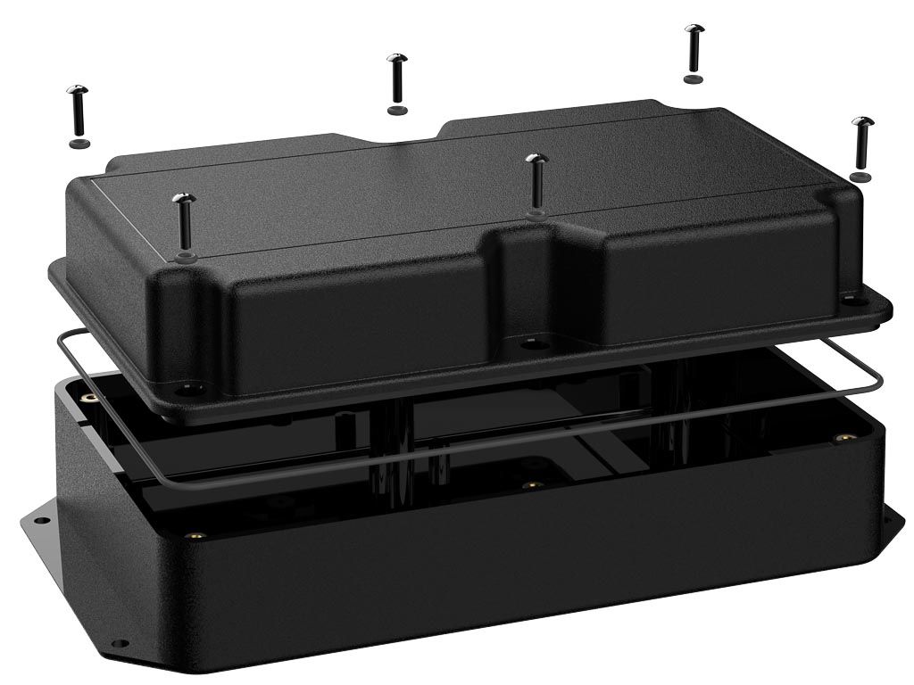 DC-59F Gasketed ABS Project Box | Plastic Enclosure