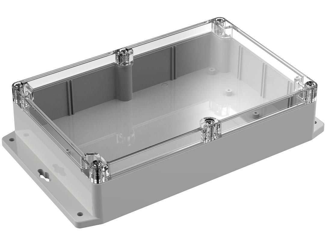 WC-25F NEMA 4X Waterproof Plastic Enclosure with Clear Cover