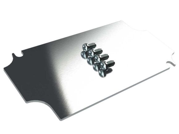 AN-02K internal aluminum mounting panel for AN Series enclosures
