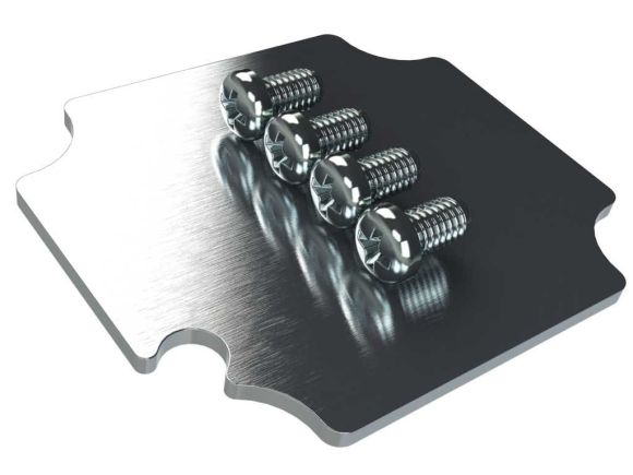 AN-11K internal aluminum mounting panel for AN Series enclosures