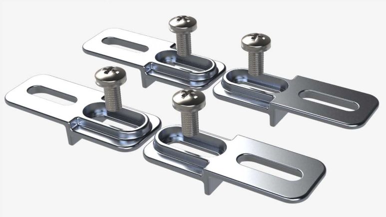 AN-90-01 Aluminum mounting kit for Polycase AN series enclosures