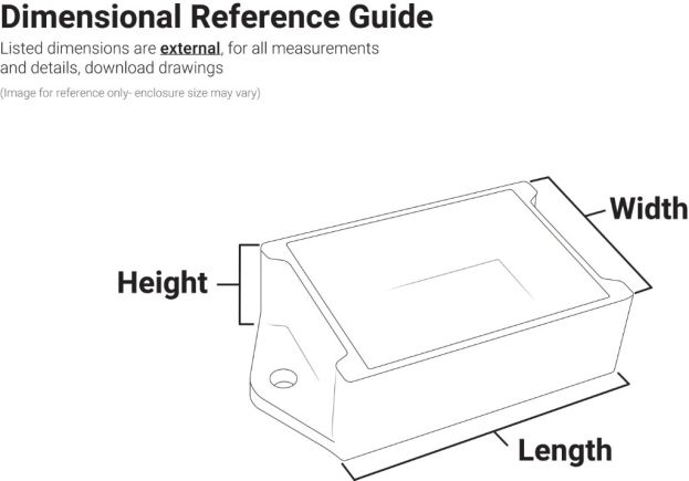 BF-150275 Plastic Potting Box for PCBs