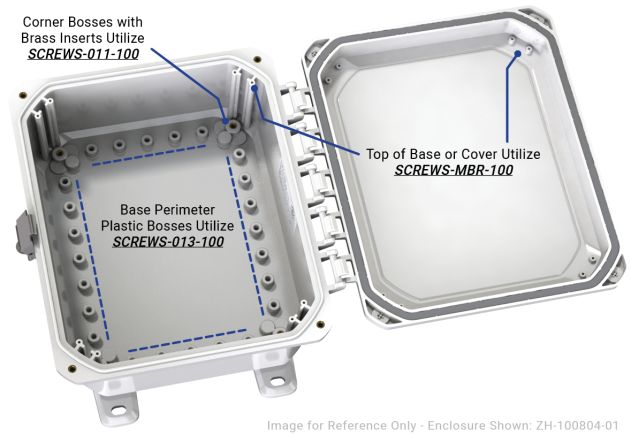 ZH-100802 Waterproof Electrical Box | Hinged Enclosure