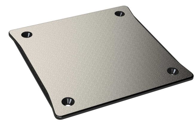 BT-3308MB Black plastic enclosure (cover only) for electronics with screw on cover - 3.05 x 3.05 x 0.95 inches