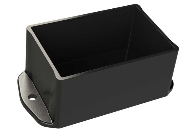BX-2315BXX Black plastic box for electronics and potting compound - 3.05 x 2.05 x 1.58 inches