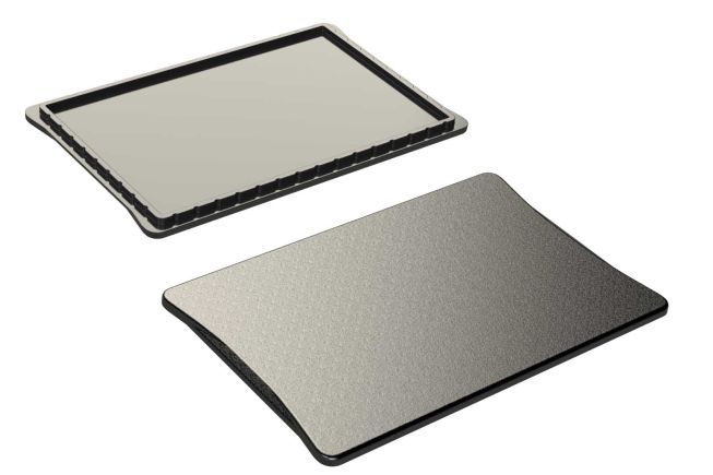 BX-23C plastic glue on cover for Polycase BX series enclosures