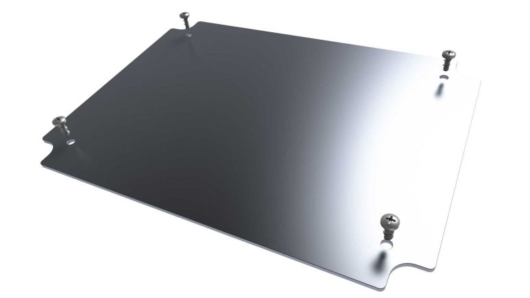 DC-46K internal aluminum mounting panel for DC series electronics enclosures