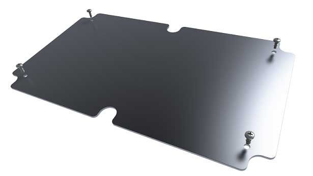 DC-58K internal aluminum mounting panel for DC series electronics enclosures