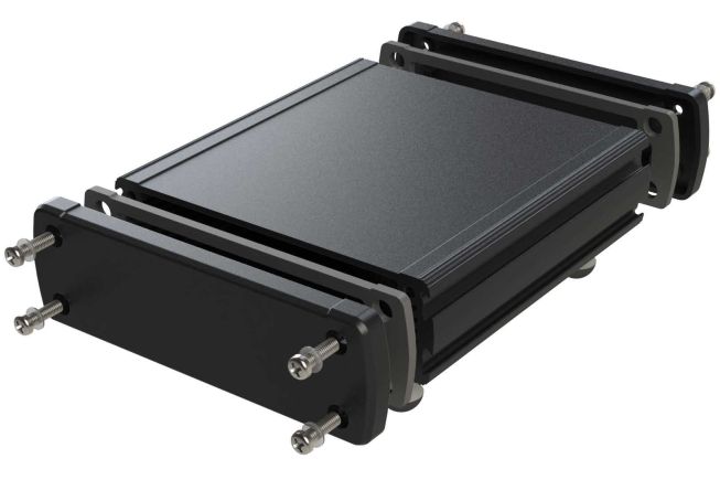 EX-54 Black Aluminum Enclosures for Electronics