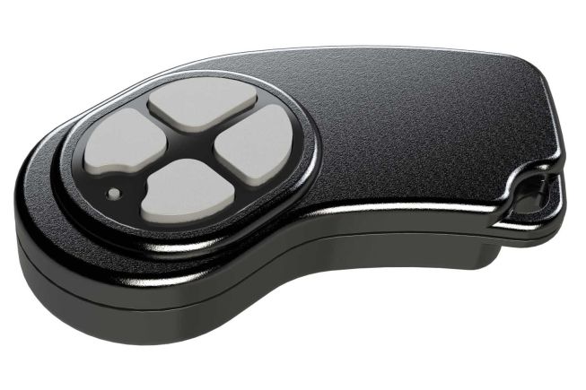 black key fob case for remote applications 4 buttons