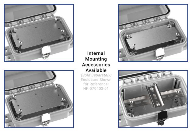 HP-070403 Polycarbonate Junction Box for Outdoor Use | USA Made
