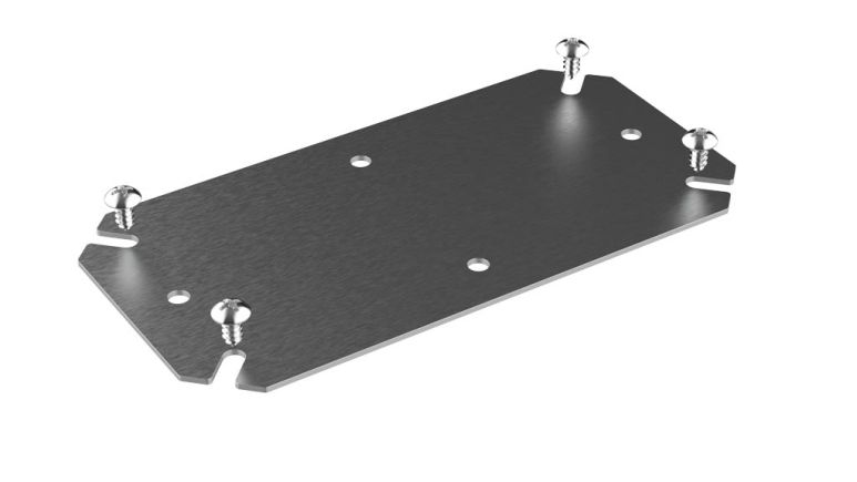 Internal panel for mounting components