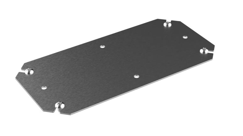 Internal panel for mounting components