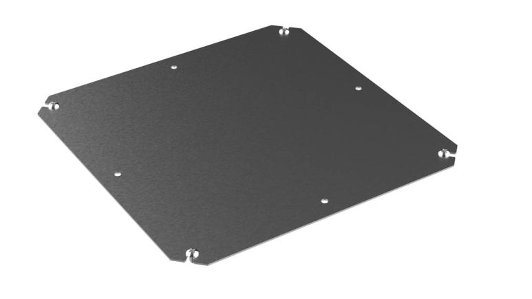 Internal panel for mounting components