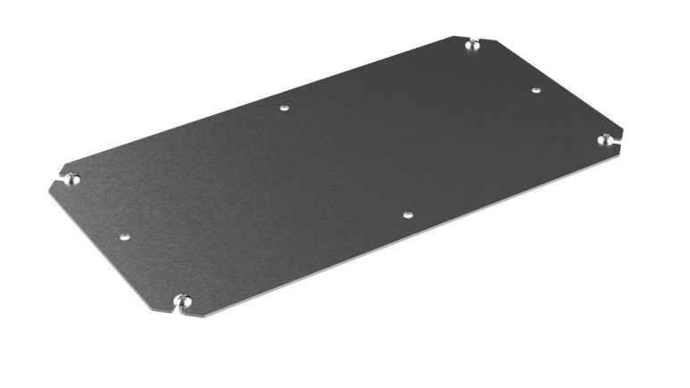 Internal panel for mounting components