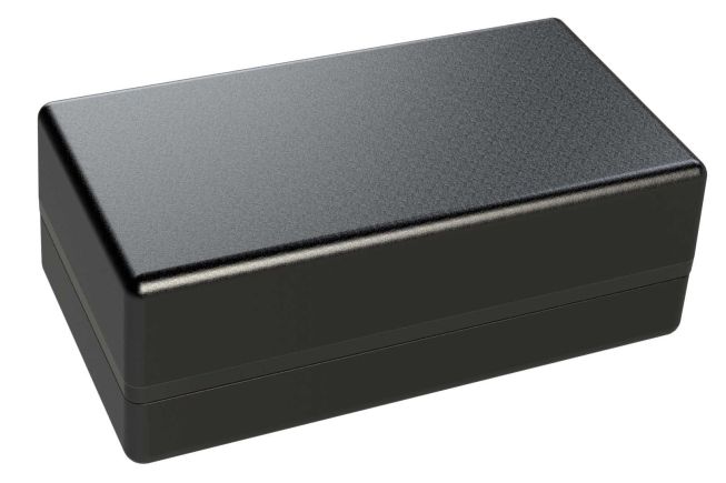 ID-2409PMB Black indoor plastic enclosure for electronics - 4 x 2.19 x 1.49 inches
