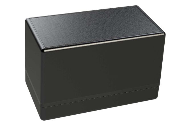 ID-2420PMB Black indoor plastic enclosure for electronics - 4 x 2.13 x 2.59 inches