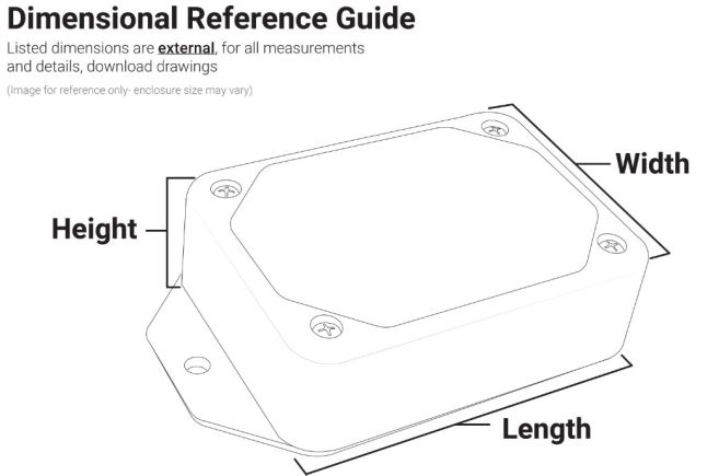 LP-21F | Plastic Electronics Box Enclosure