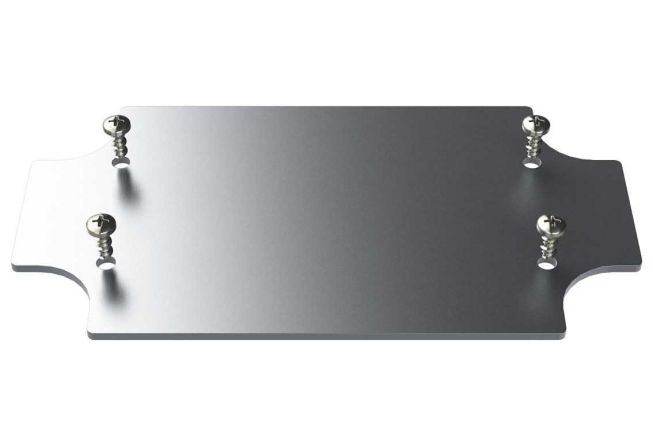 Internal aluminum mounting panel for ML Series outdoor enclosures