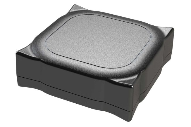 RW-45MBT Black plastic desktop enclosure for electronics - 4.5 x 4.5 x 1.5 inches