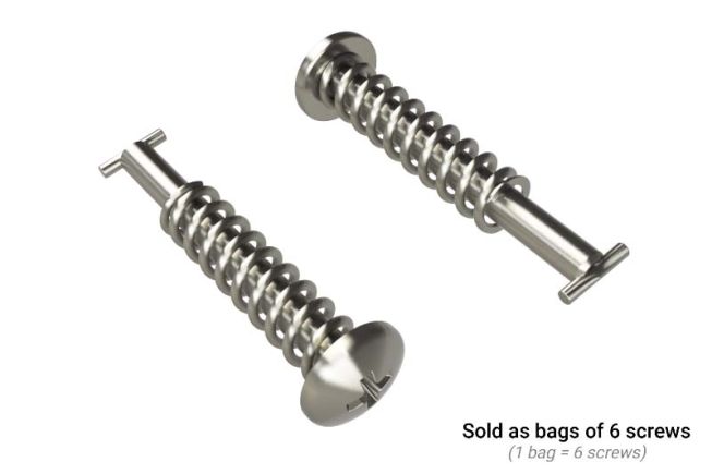 Quick turn screw
