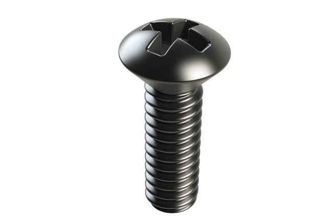 Cover screw for plastic enclosure