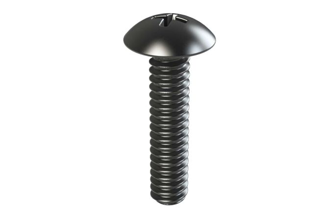 Cover screw for plastic enclosure